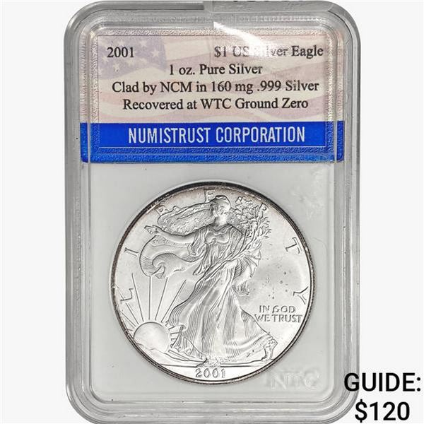 2001 American 1oz Silver Eagle NTC