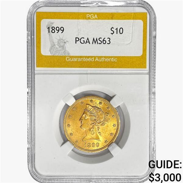 1899 $10 Gold Eagle PGA MS63