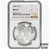 Image 1 : 1881-S Morgan Silver Dollar NGC MS67