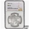 Image 1 : 1881-S Morgan Silver Dollar NGC MS66