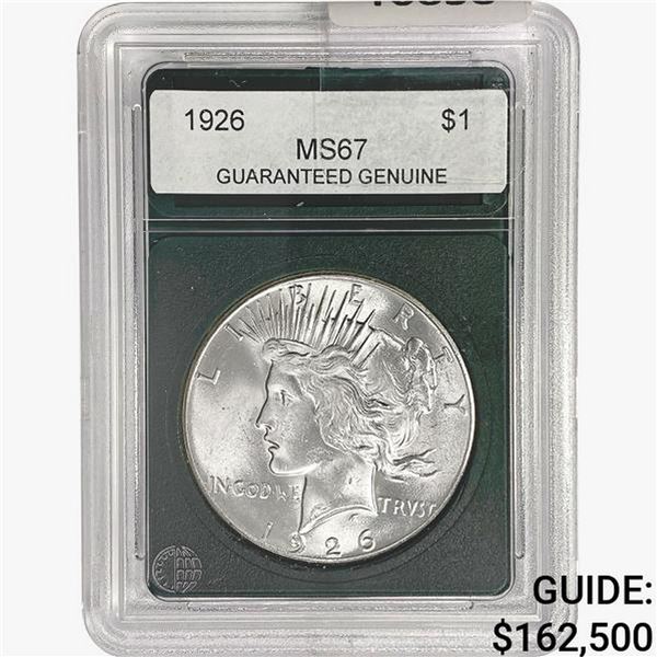 1926 Silver Peace Dollar GG MS67