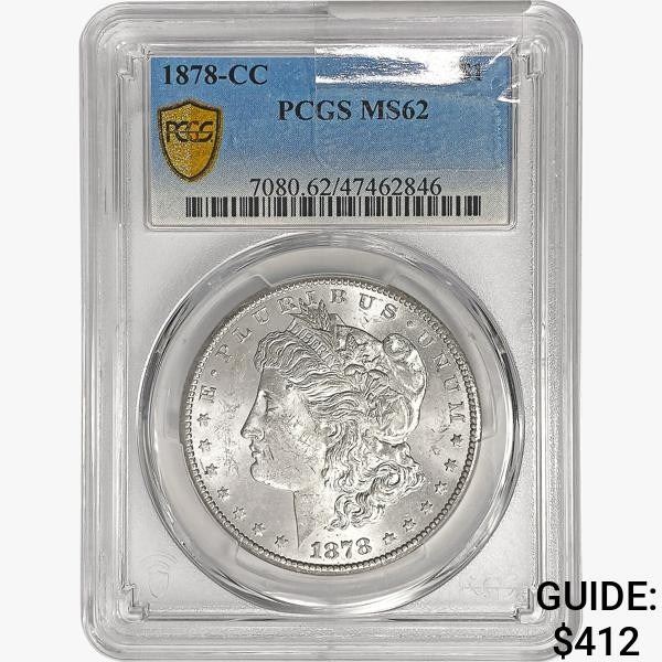1878-CC Morgan Silver Dollar PCGS MS62