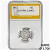 Image 1 : 1862 Seated Liberty Dime PGA PR66 CAMEO