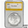 Image 1 : 1880 Morgan Silver Dollar PGA MS64