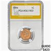 Image 1 : 1894 Indian Head Cent PGA MS63 RED