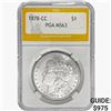 Image 1 : 1878-CC Morgan Silver Dollar PGA MS63