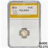 Image 1 : 1834 Capped Bust Half Dime PGA MS64