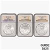 Image 1 : [3] Ameriacn Silver Eagles NGC MS69 [[2] 2010, 201