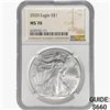 Image 1 : 2020 American Silver Eagle NGC MS70
