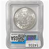 Image 2 : 1921 Morgan Silver Dollar ICG MS65