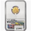 Image 2 : 1929 $2.50 Gold Quarter Eagle NGC MS61