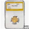 Image 1 : 1926 $2.50 Gold Quarter Eagle PGA MS65
