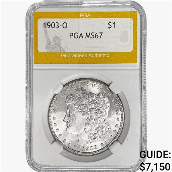 1903-O Morgan Silver Dollar PGA MS67