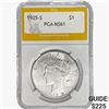 Image 1 : 1925-S Silver Peace Dollar PGA MS61