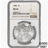 Image 1 : 1886 Morgan Silver Dollar NGC MS64