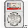 Image 1 : 1887 Morgan Silver Dollar NGC MS63