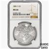 Image 1 : 1881-S Morgan Silver Dollar NGC MS66