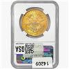 Image 2 : 1899 $20 Gold Double Eagle NGC MS61