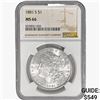 Image 1 : 1881-S Morgan Silver Dollar NGC MS66