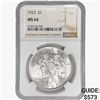 Image 1 : 1923 Silver Peace Dollar NGC MS64