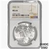 Image 1 : 1923 Silver Peace Dollar NGC MS64