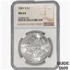 Image 1 : 1881-S Morgan Silver Dollar NGC MS64