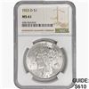 Image 1 : 1923-D Silver Peace Dollar NGC MS61