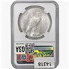 Image 2 : 1923-D Silver Peace Dollar NGC MS61