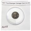 Image 2 : 1837 Feuchtwanger One Cent