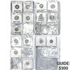 Image 1 : 1851-1876 Three Cent and 1/2 Dime Book [15 Coins]
