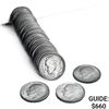 Image 1 : 1948-D Unc. Roll of Rooesvelt Dimes [50 Coins]