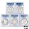 Image 1 : 1971-1976 Ike Dollar Set [5 Coins] PCGS PR69 DCAM