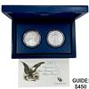 Image 1 : 2012-S US Silver Eagle PF and Rev. PF Set