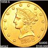 Image 1 : 1858-S $10 Gold Eagle UNCIRCULATED