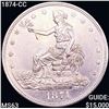Image 1 : 1874-CC Silver Trade Dollar CHOICE BU