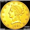 Image 1 : 1891-CC $10 Gold Eagle CHOICE BU