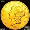 Image 1 : 1853 $20 Gold Double Eagle UNCIRCULATED