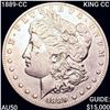 Image 1 : 1889-CC KING CC Morgan Silver Dollar CLOSELY UNCIR