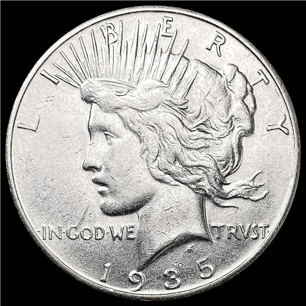 1935-S Silver Peace Dollar CLOSELY UNCIRCULATED