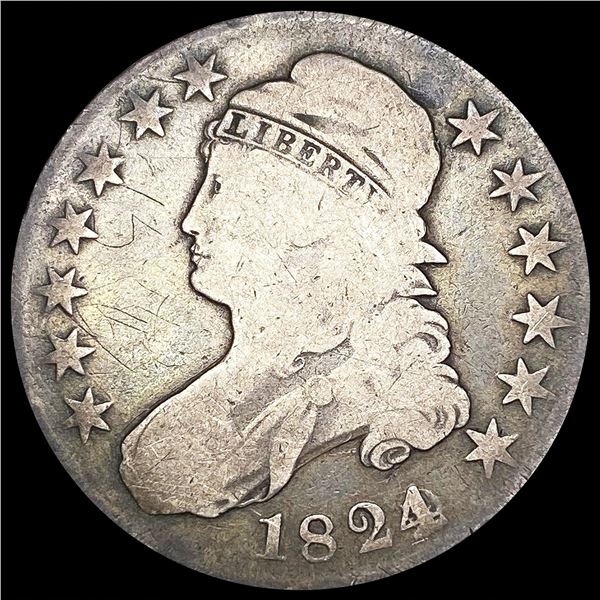 1824 4/Various Dates Capped Bust Half Dollar LIGHT