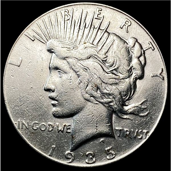 1935-S Silver Peace Dollar LIGHTLY CIRCULATED