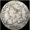 Image 1 : 1821 Capped Bust Dime NICELY CIRCULATED