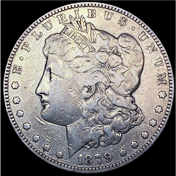 1879-S Rev 78 Morgan Silver Dollar LIGHTLY CIRCULATED