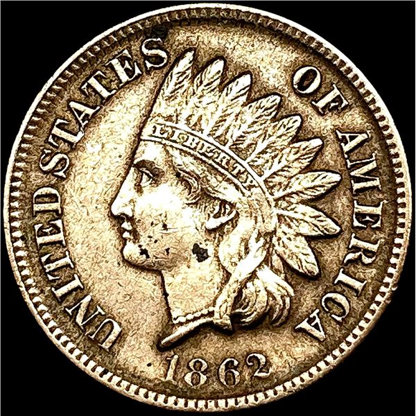 1862 Indian Head Cent LIGHTLY CIRCULATED