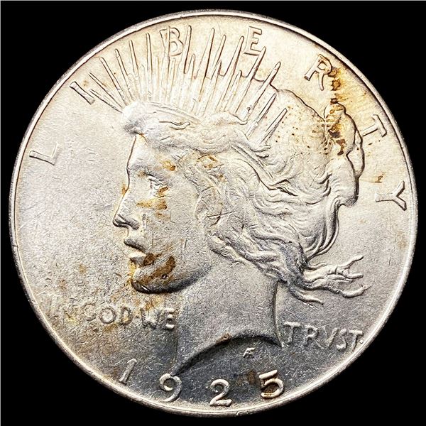 1925-S Silver Peace Dollar CLOSELY UNCIRCULATED