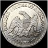 Image 2 : 1857 Seated Liberty Half Dollar CLOSELY UNCIRCULAT