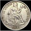 Image 1 : 1877-CC Seated Liberty Dime NEARLY UNCIRCULATED