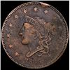 Image 1 : 1836 Braided Hair Large Cent LIGHTLY CIRCULATED