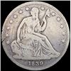 Image 1 : 1839 Seated Liberty Half Dollar NICELY CIRCULATED