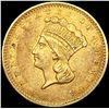 Image 1 : 1857 Rare Gold Dollar NEARLY UNCIRCULATED